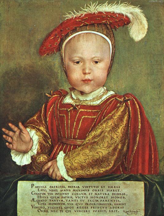 Edward VI as a Child, Hans Holbein